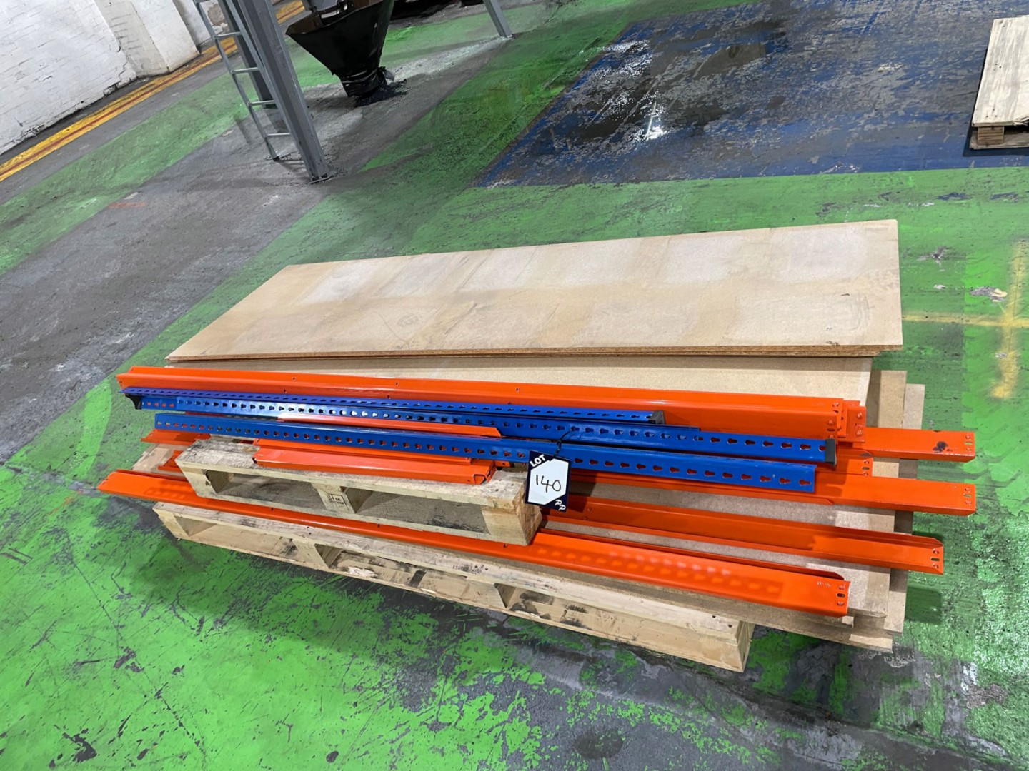 2 bays multishelf boltless storage racks, 2400x760...