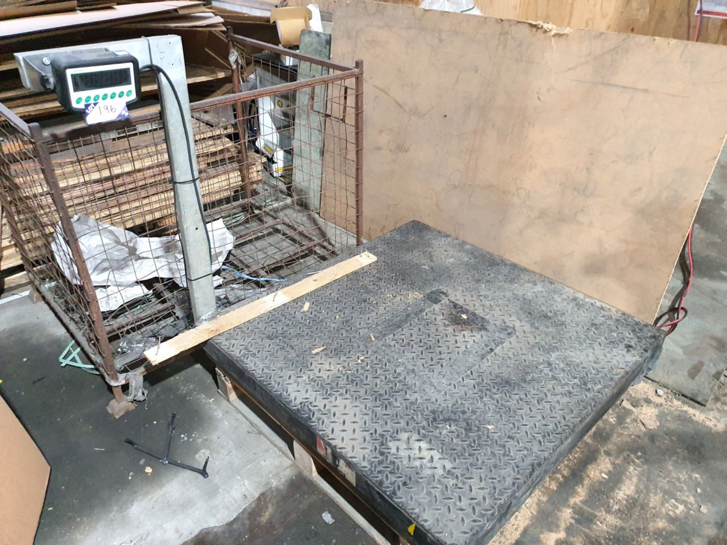 Marsden 1-400 digital platform pallet scales, 1200...
