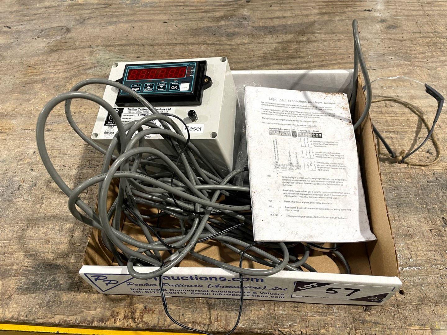 London Electronics ILA-L-R-DC load cell & cont...