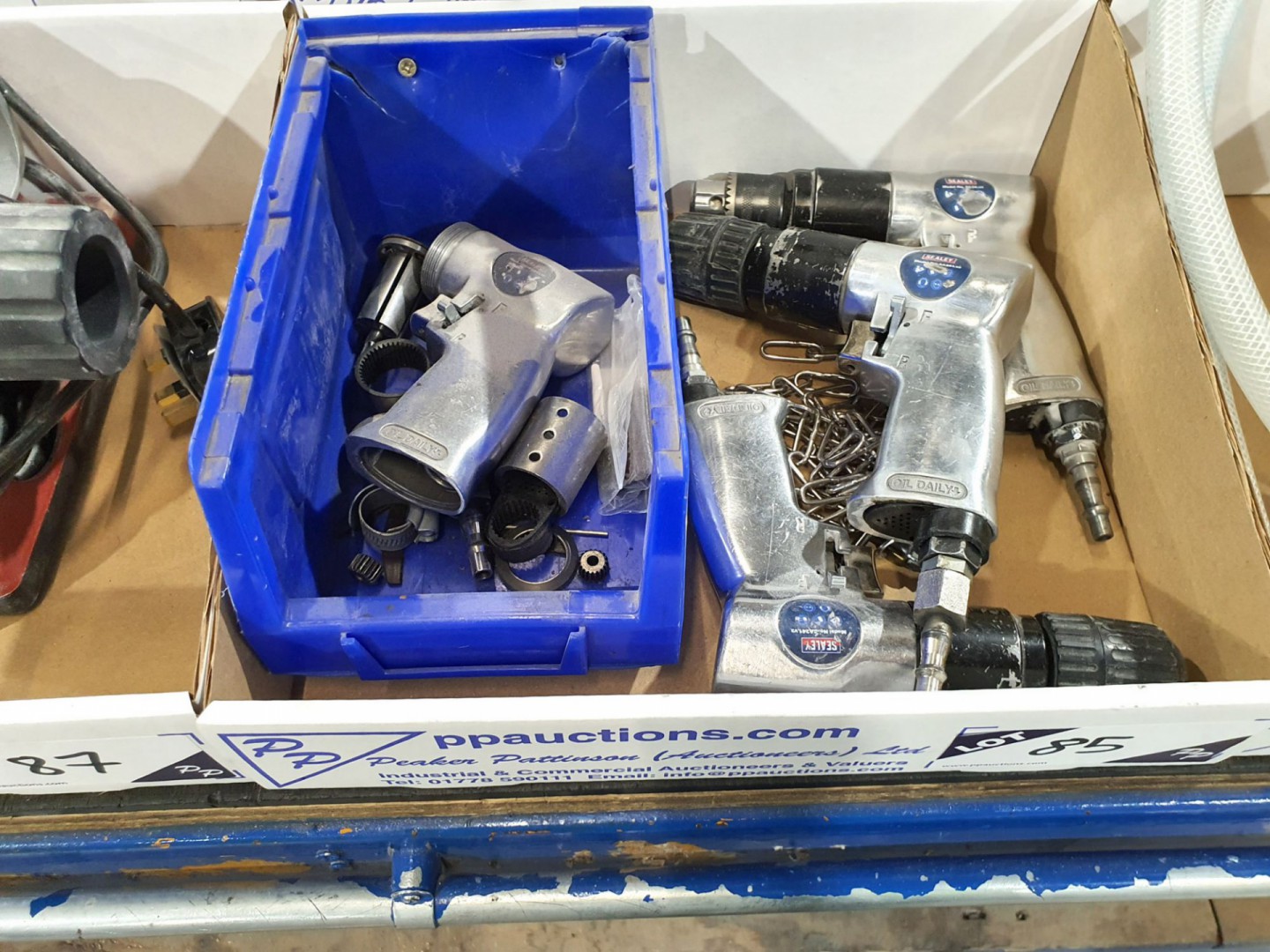 3x Sealey SA24 angle pneumatic drills