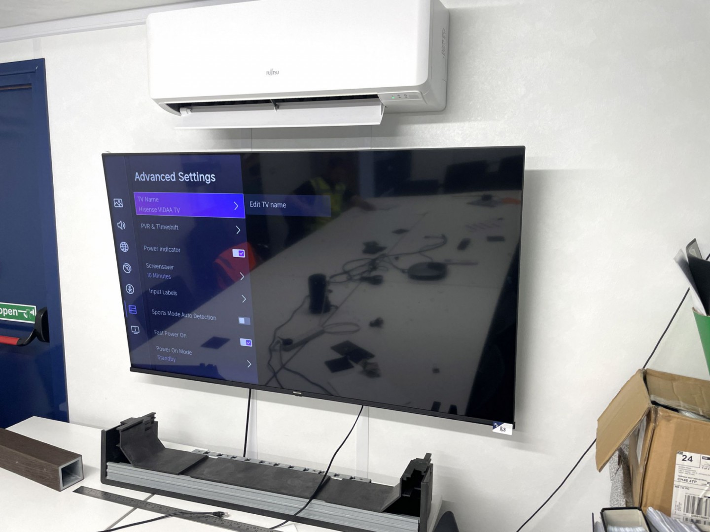 Hisense VIDAA 58" LED TV with remote