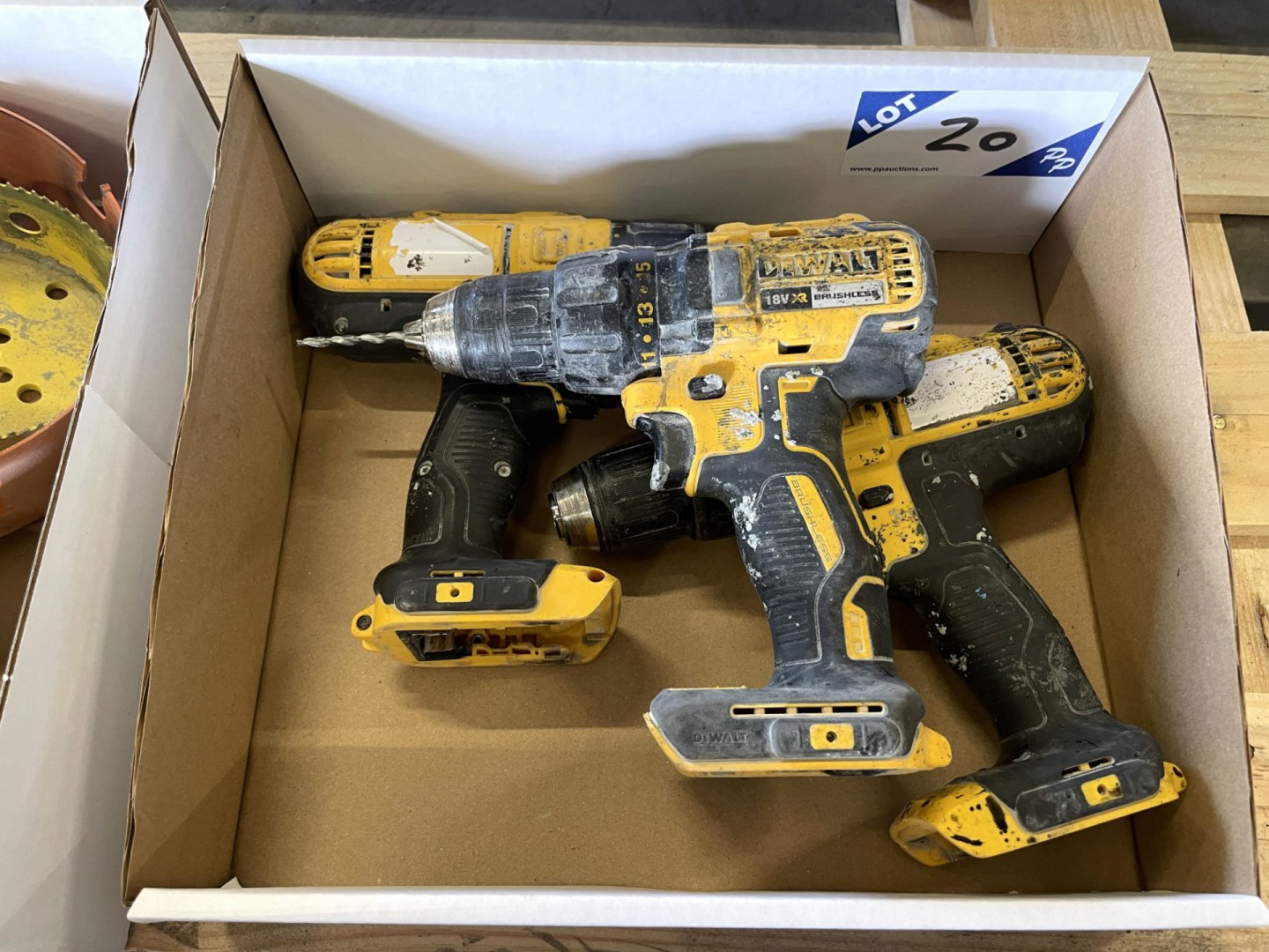 3x Dewalt 18v battery drill bodies
