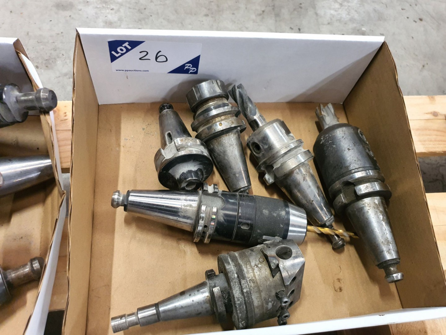 5x various BT40 Int tool holders