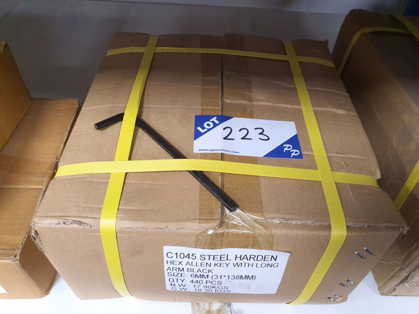 440 C1045 steel harden long arm hex Allen keys, 6m...