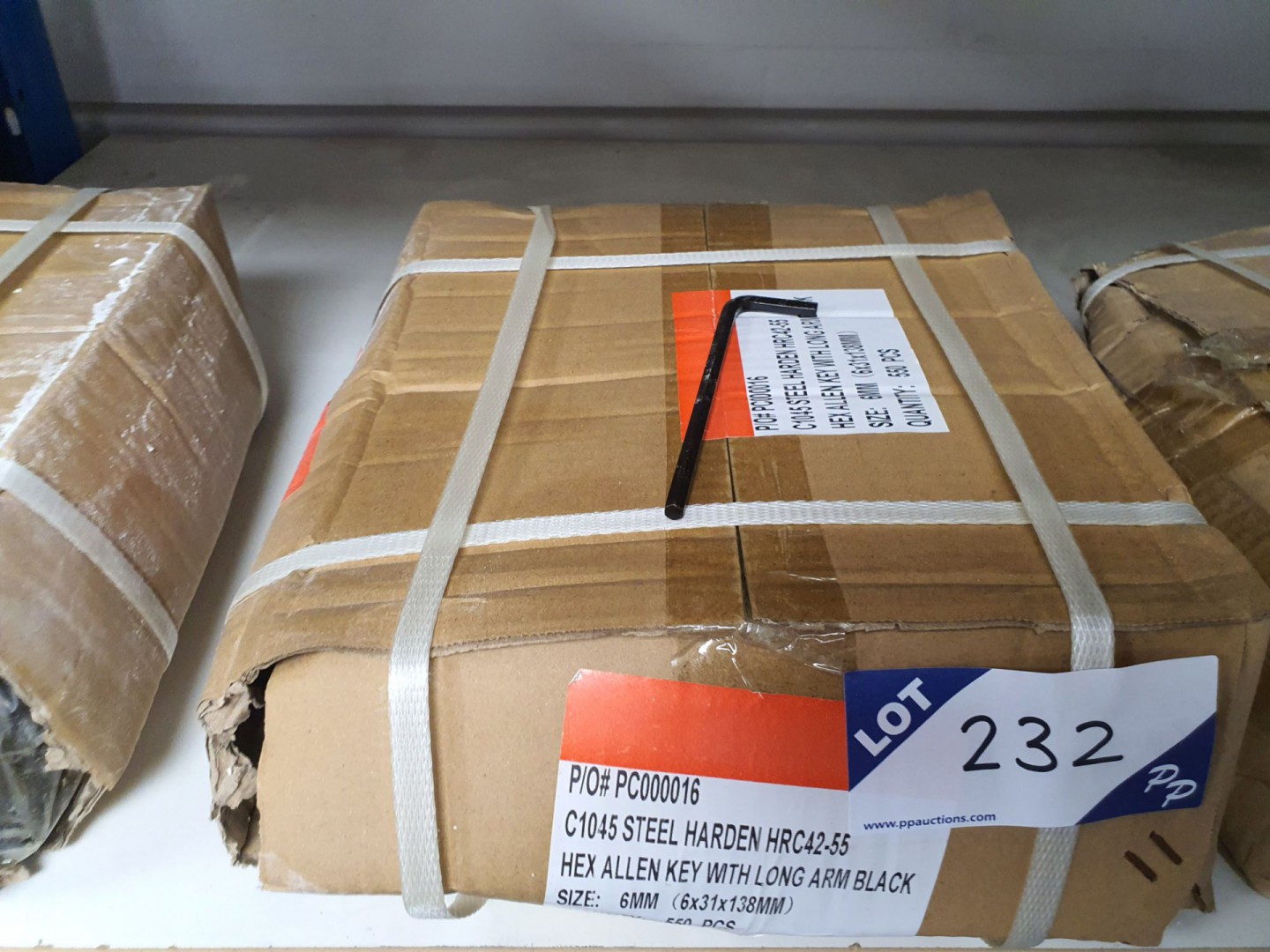 550 approx C1045 steel harden long arm hex Allen k...