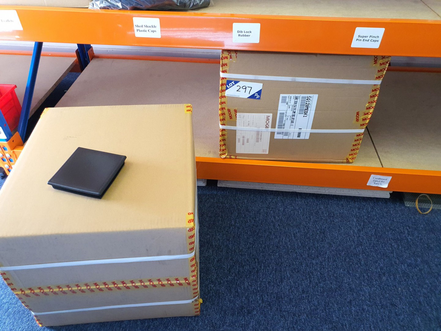 Qty various black plastic box section covers, 110m...