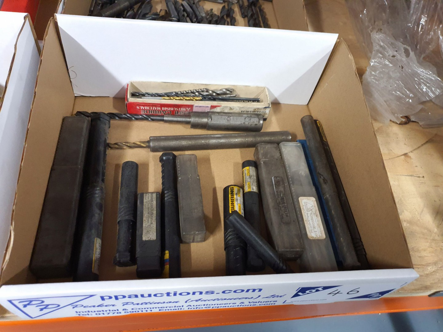 Qty various HSS twist drills etc