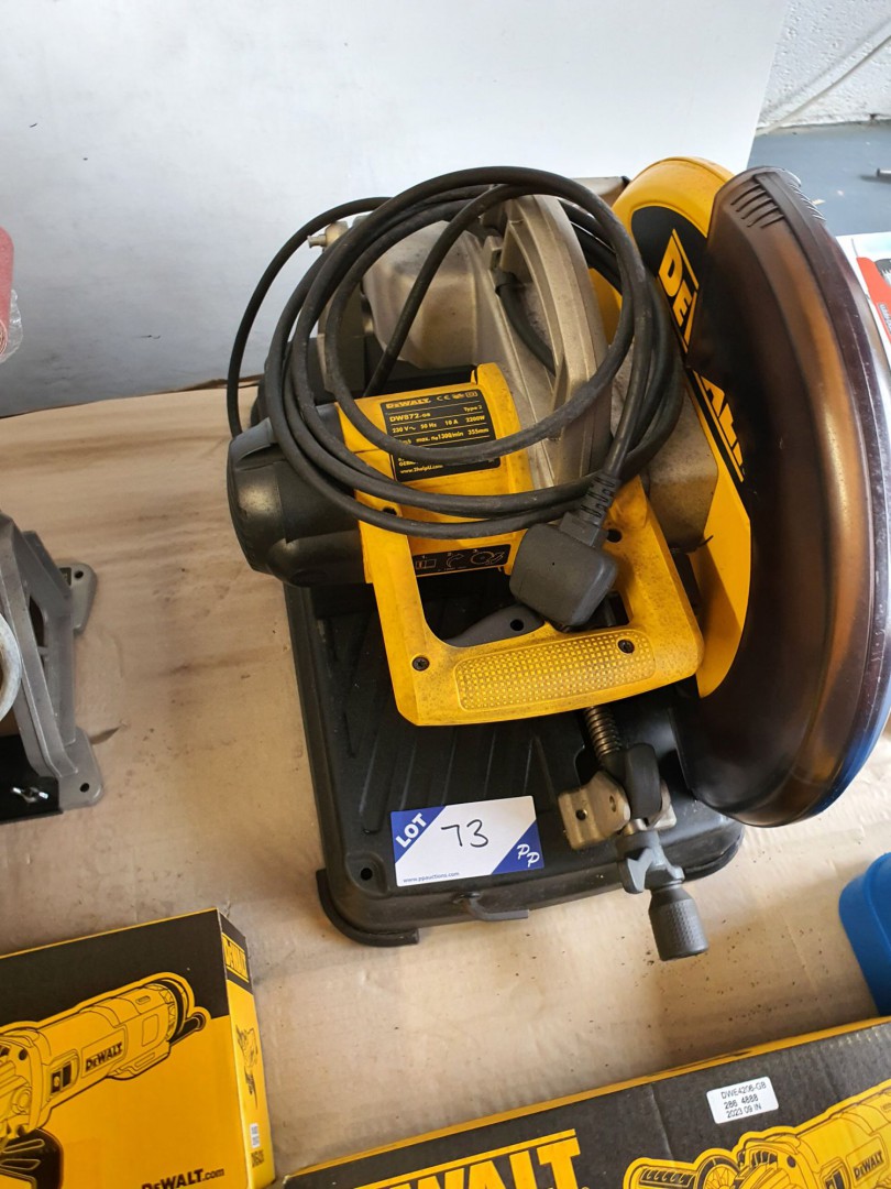 Dewalt DW872 pull down metal cutting TCT chop saw,...