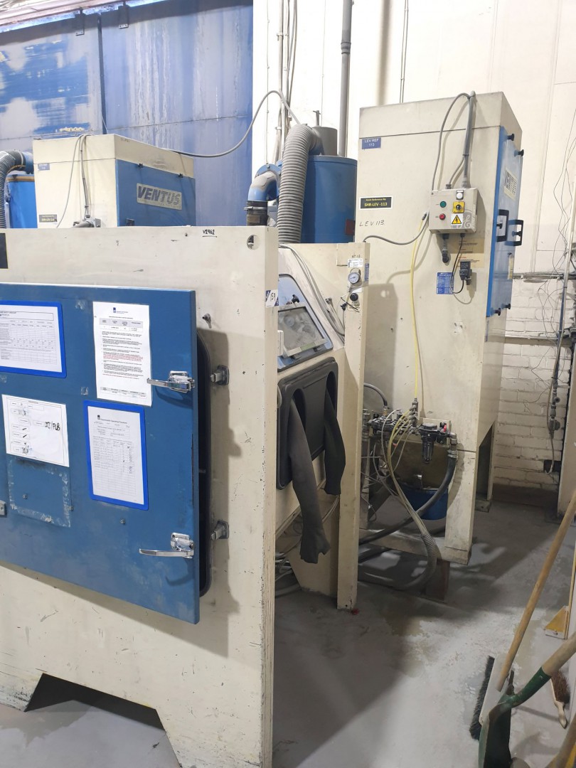 USF Ventus 125P bead blast cabinet, 1.1kW, 1000mm...