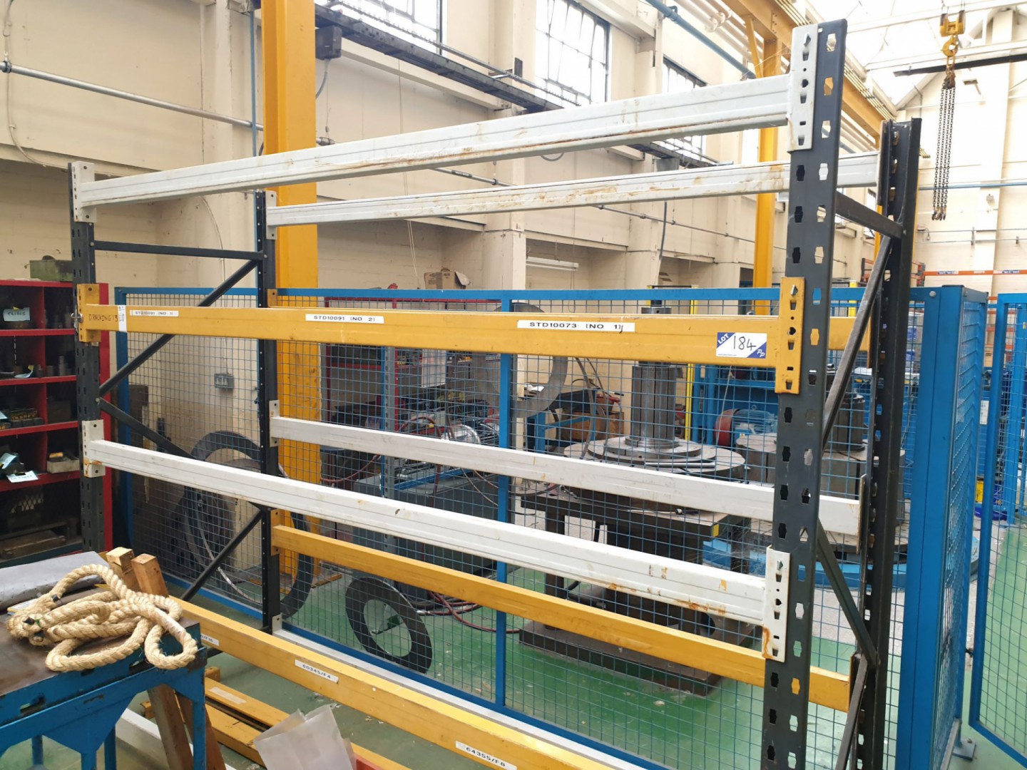 1 bay Link 51M boltless pallet racking, 2650x900mm...