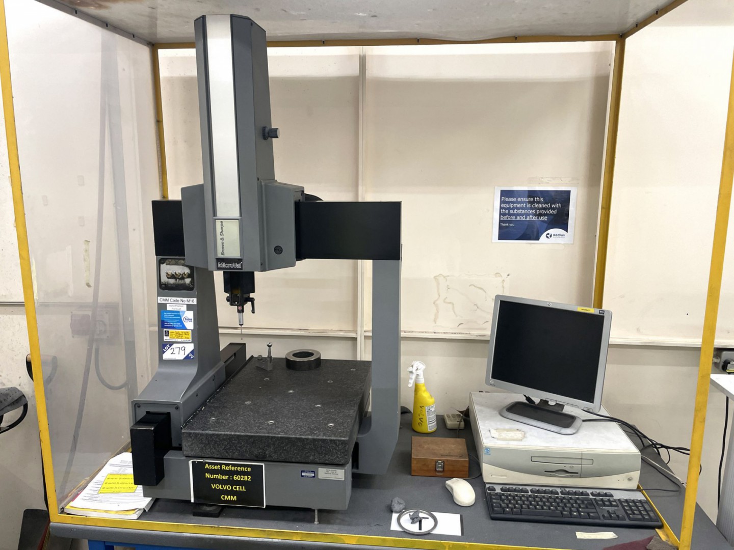 Brown & Sharpe Microval CMM, 600x450mm granite bed...
