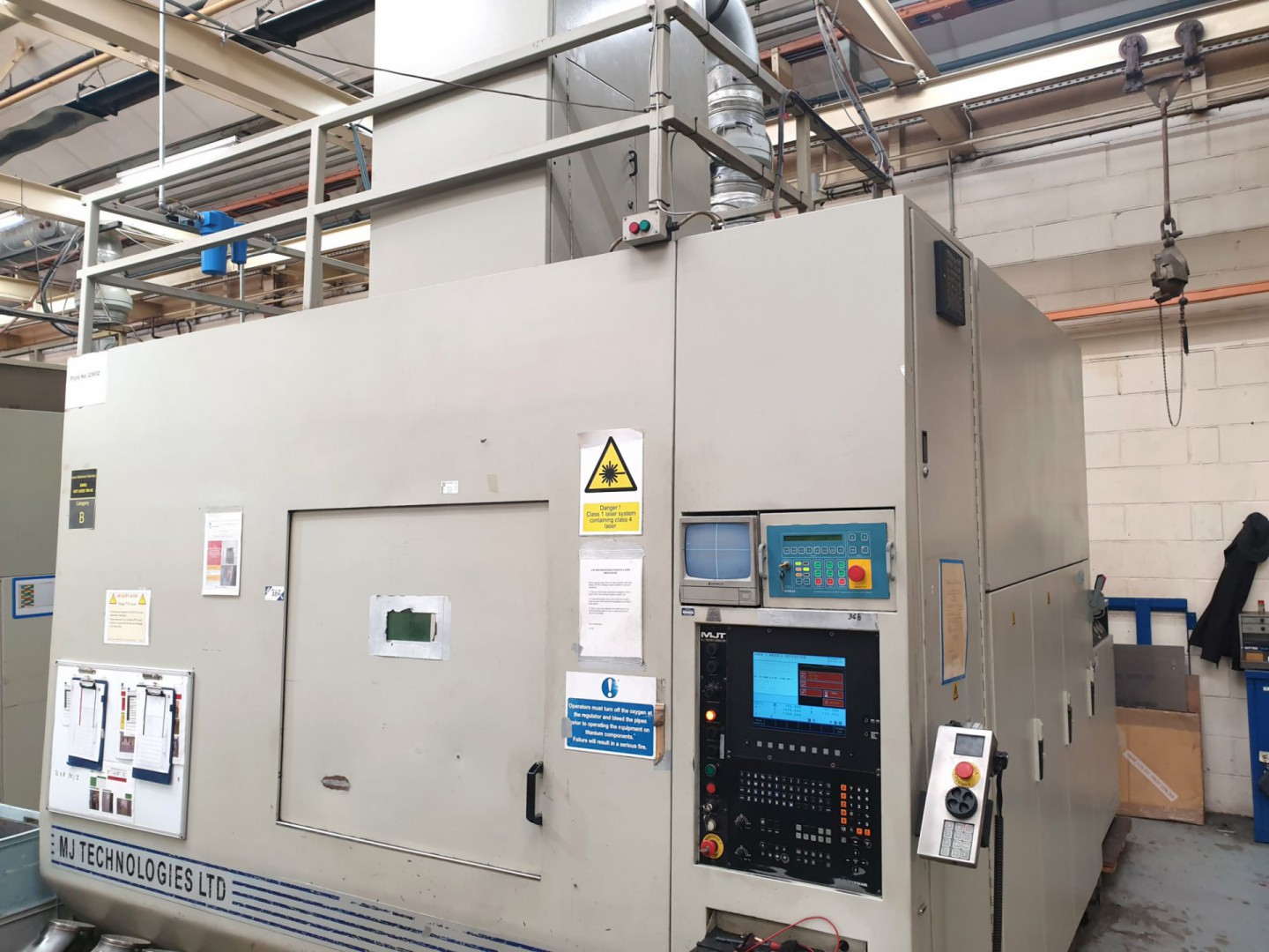MJT Delta laser, Heidenhain control, 33kva, s/n 13...