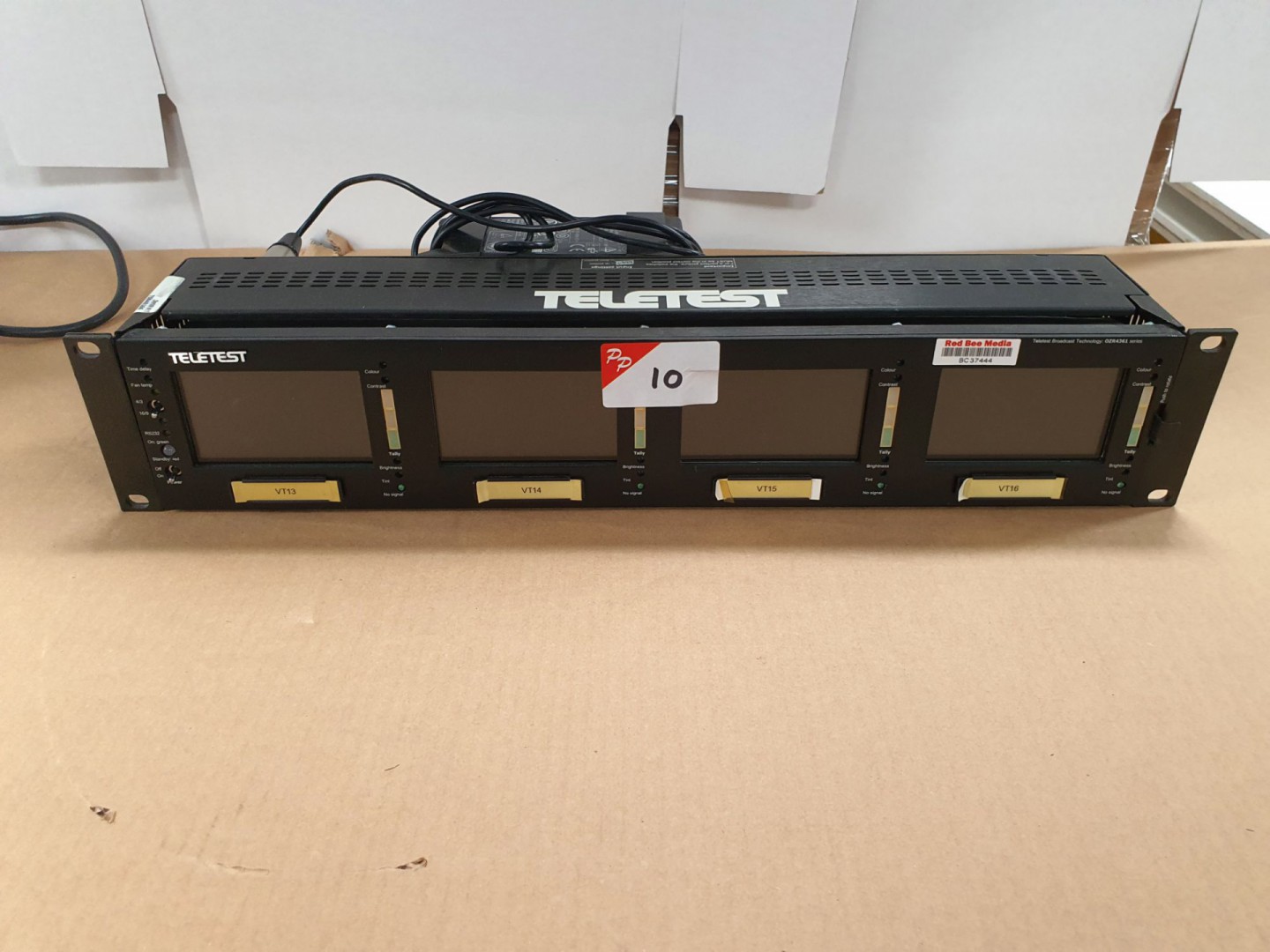 Teletest OZR4361 rack type monitor (no power)