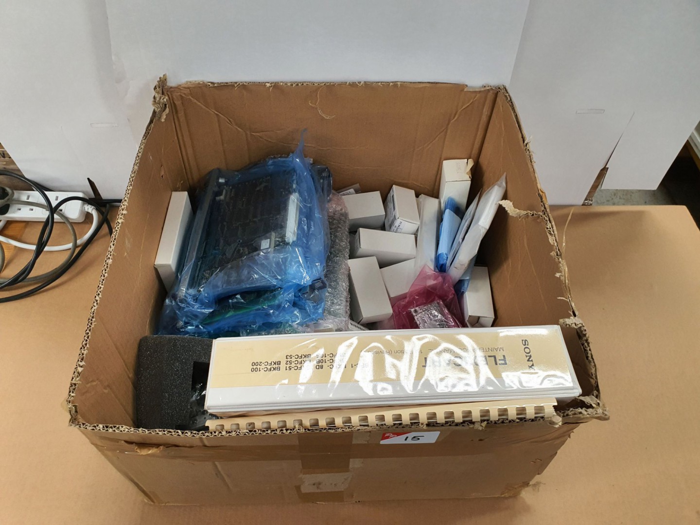 Qty various Sony Flexi Cart spares inc: manuals, E...