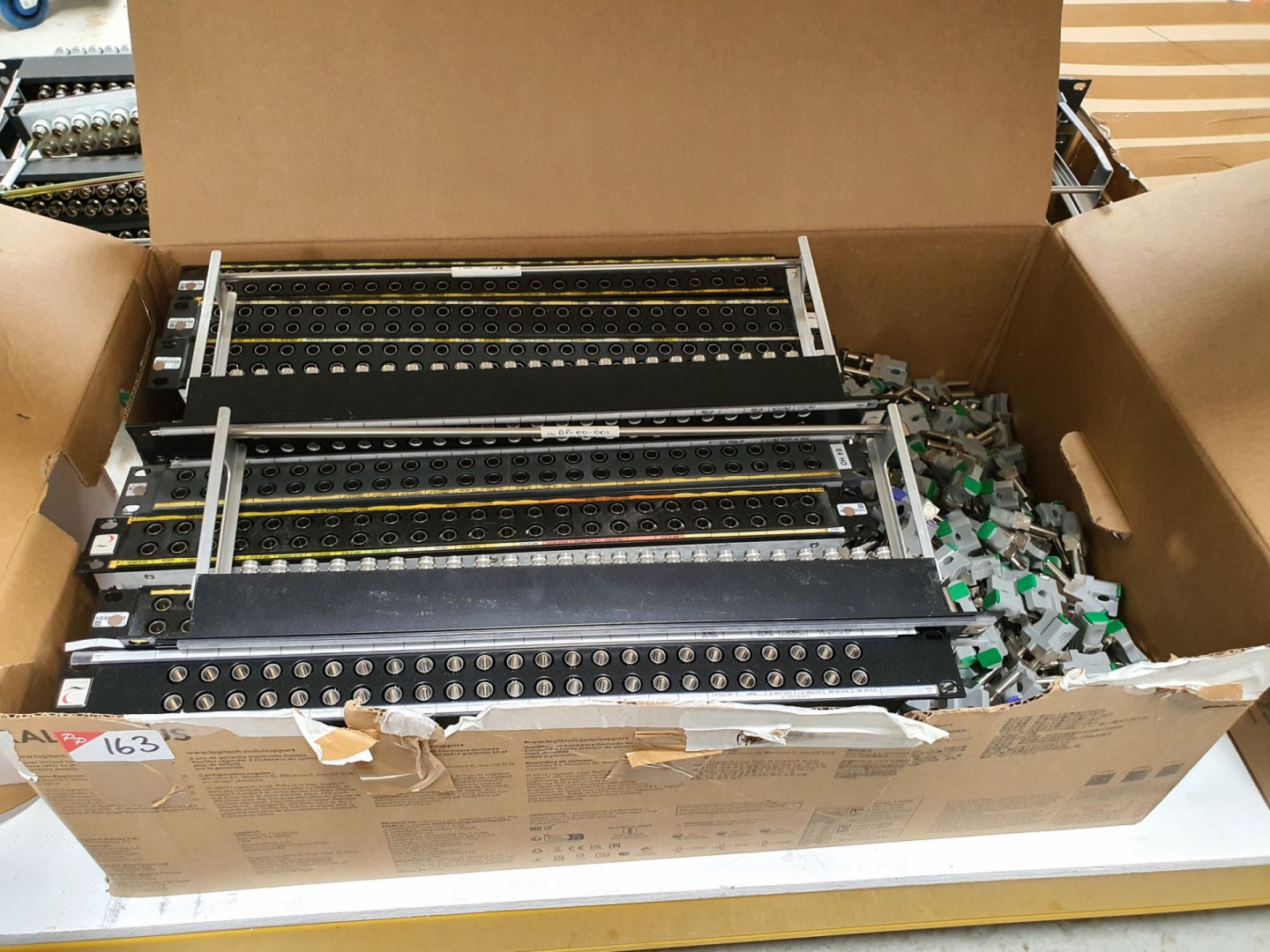 Various patch panels & various Jack sockets