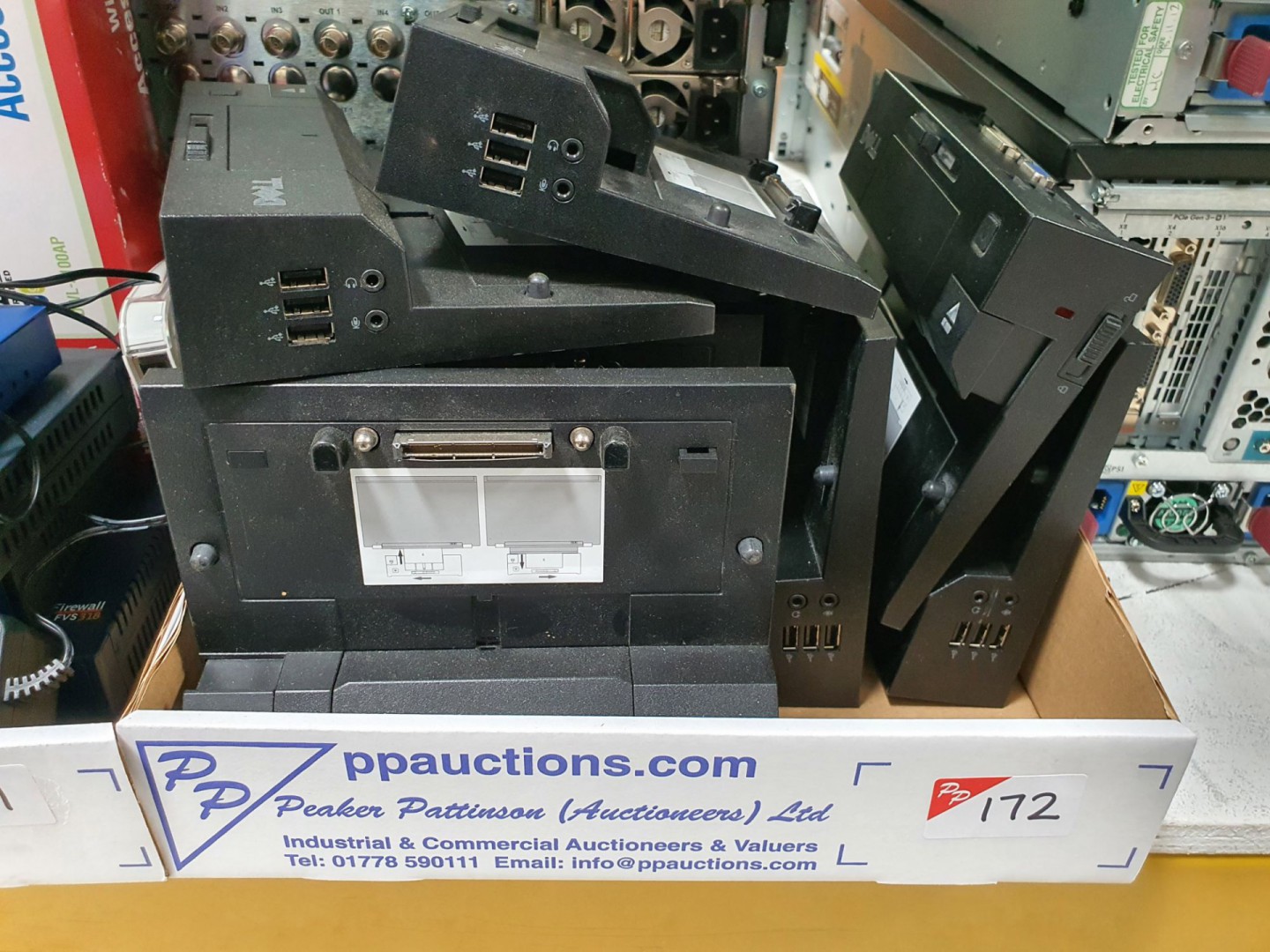 8x Dell K07A E-Port docking stations