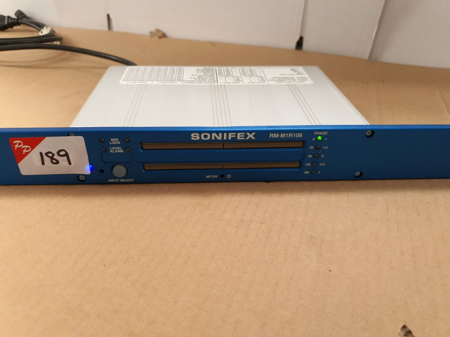 Soniflex RM-MIR106 reference monitor 1-2 stereo me...