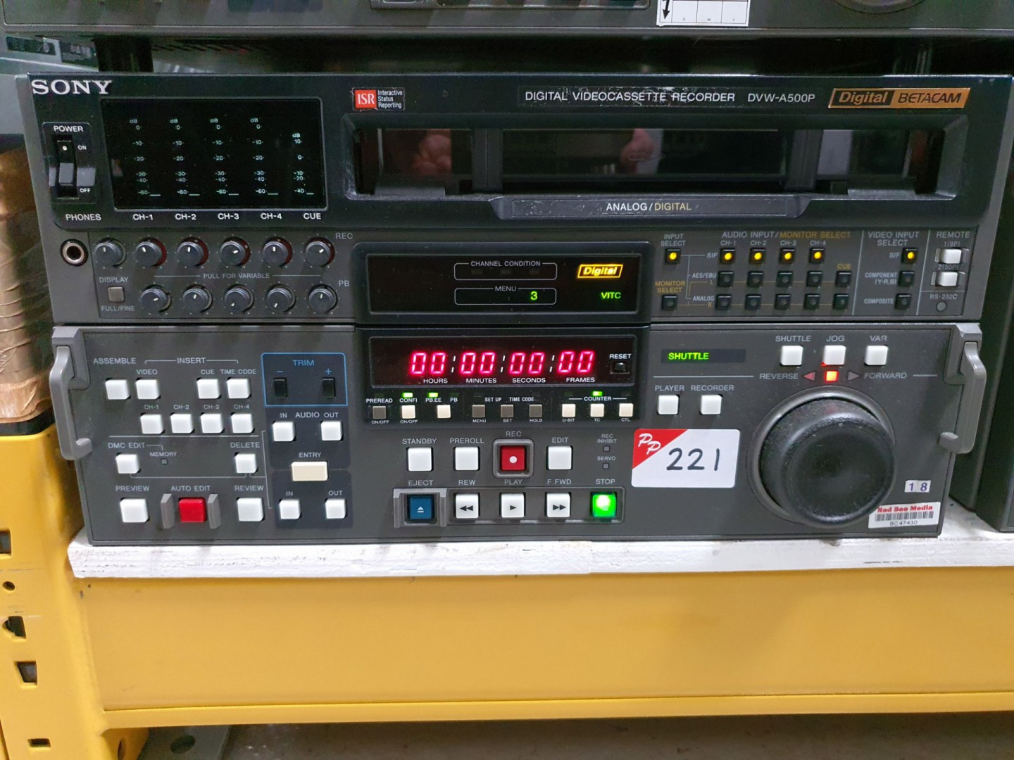 Sony DVW-A500P digital video cassette recorder, H0...