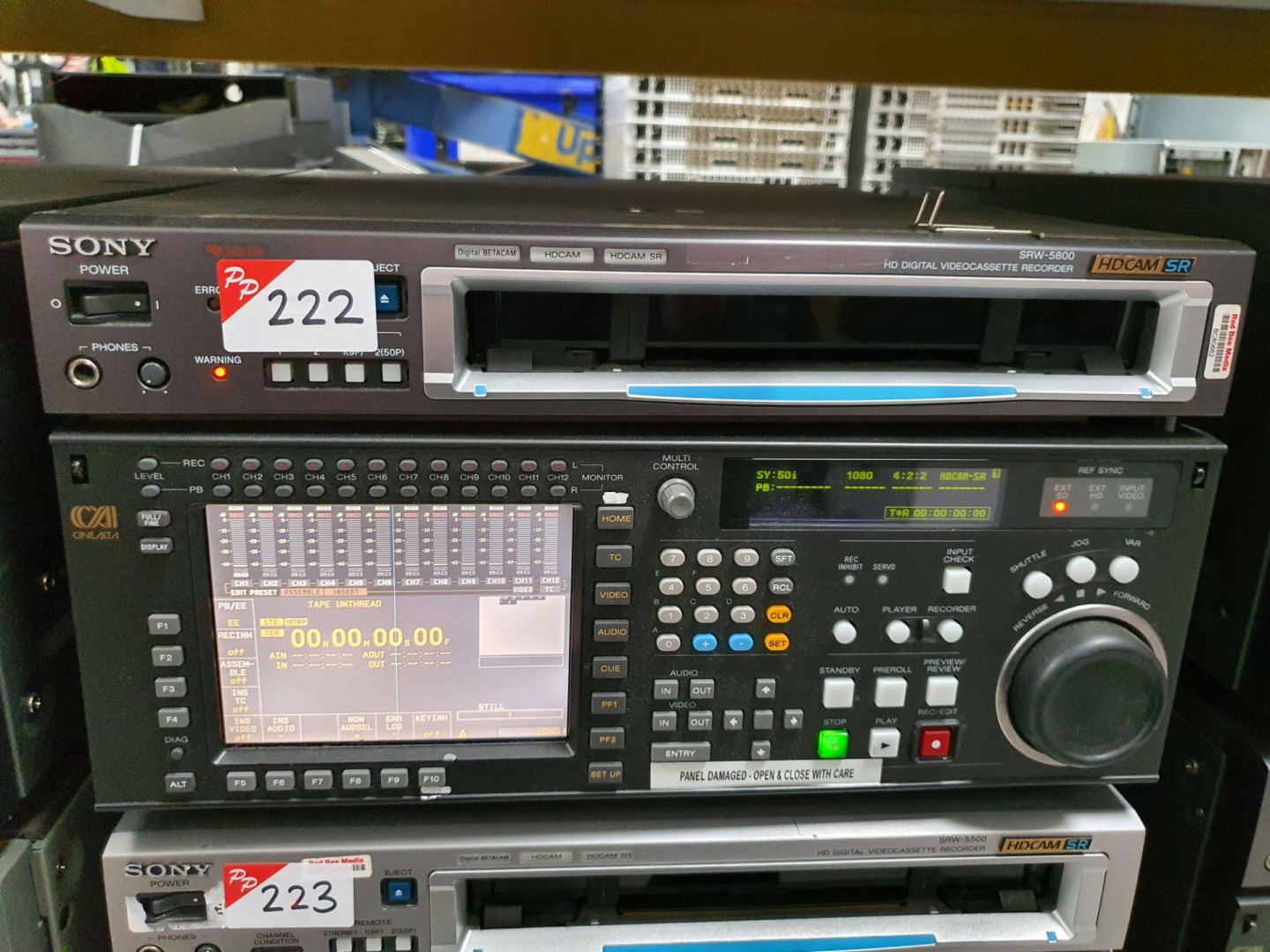 Sony SRW-5800 HD digital video cassette recorder,...