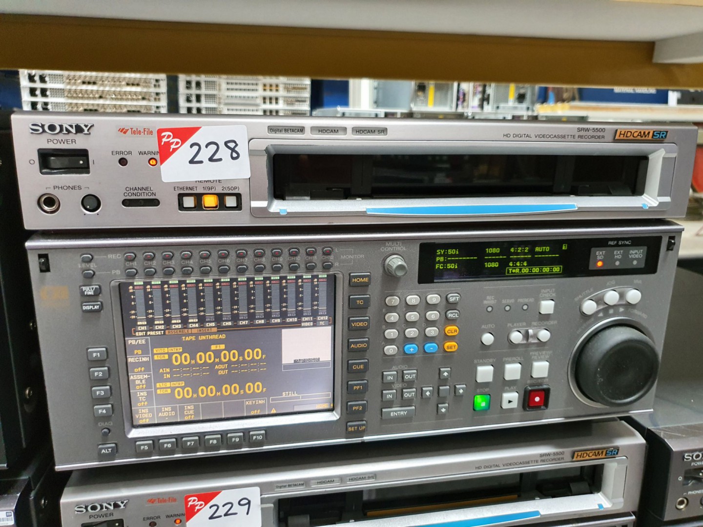 Sony SRW-5500 HD digital video cassette recorder,...
