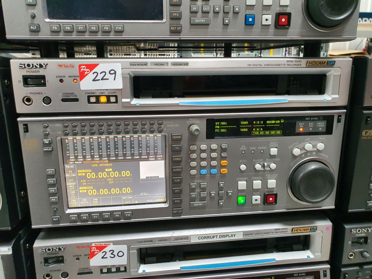 Sony SRW-5500 HD digital video cassette recorder,...