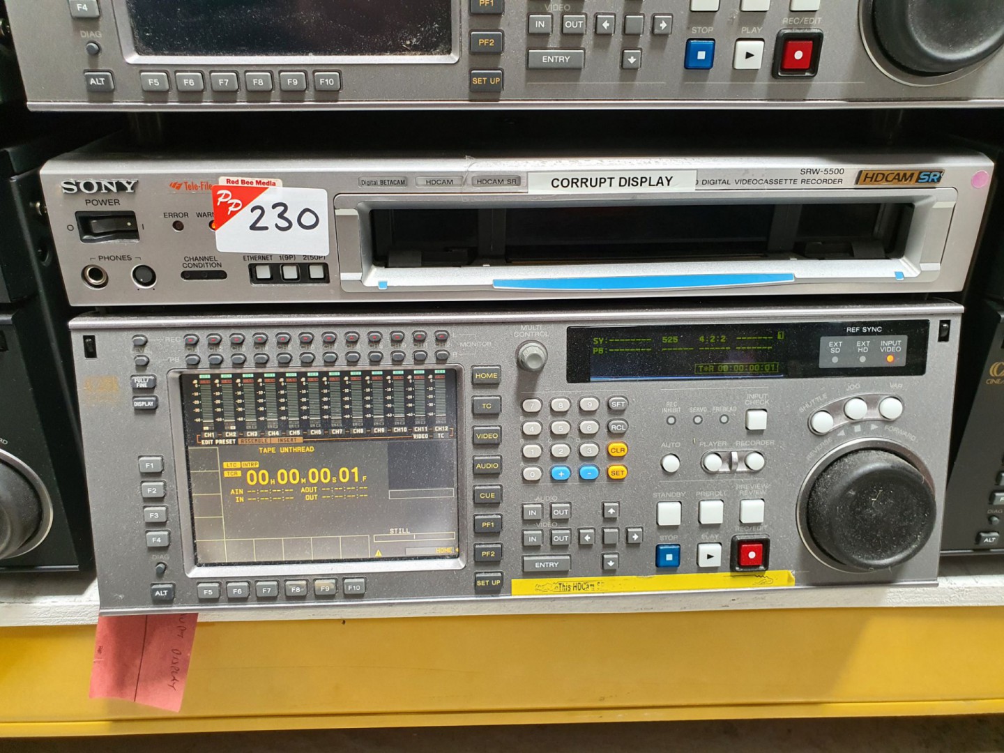 Sony SRW-5500 HD digital video cassette recorder,...