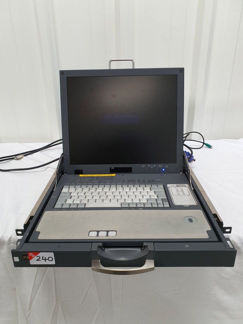 Fujitsu FD-5116MT 17" rack type monitor keyboard