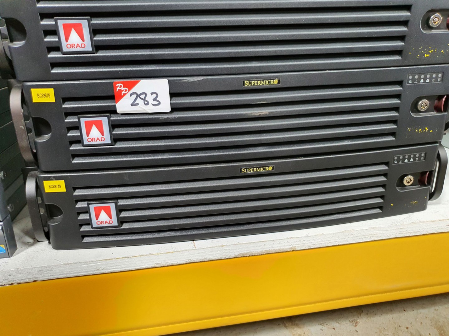 2x Orad Supermicro media servers