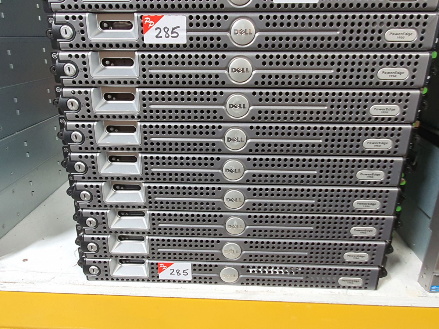9x Dell PowerEdge 1950 rack type servers