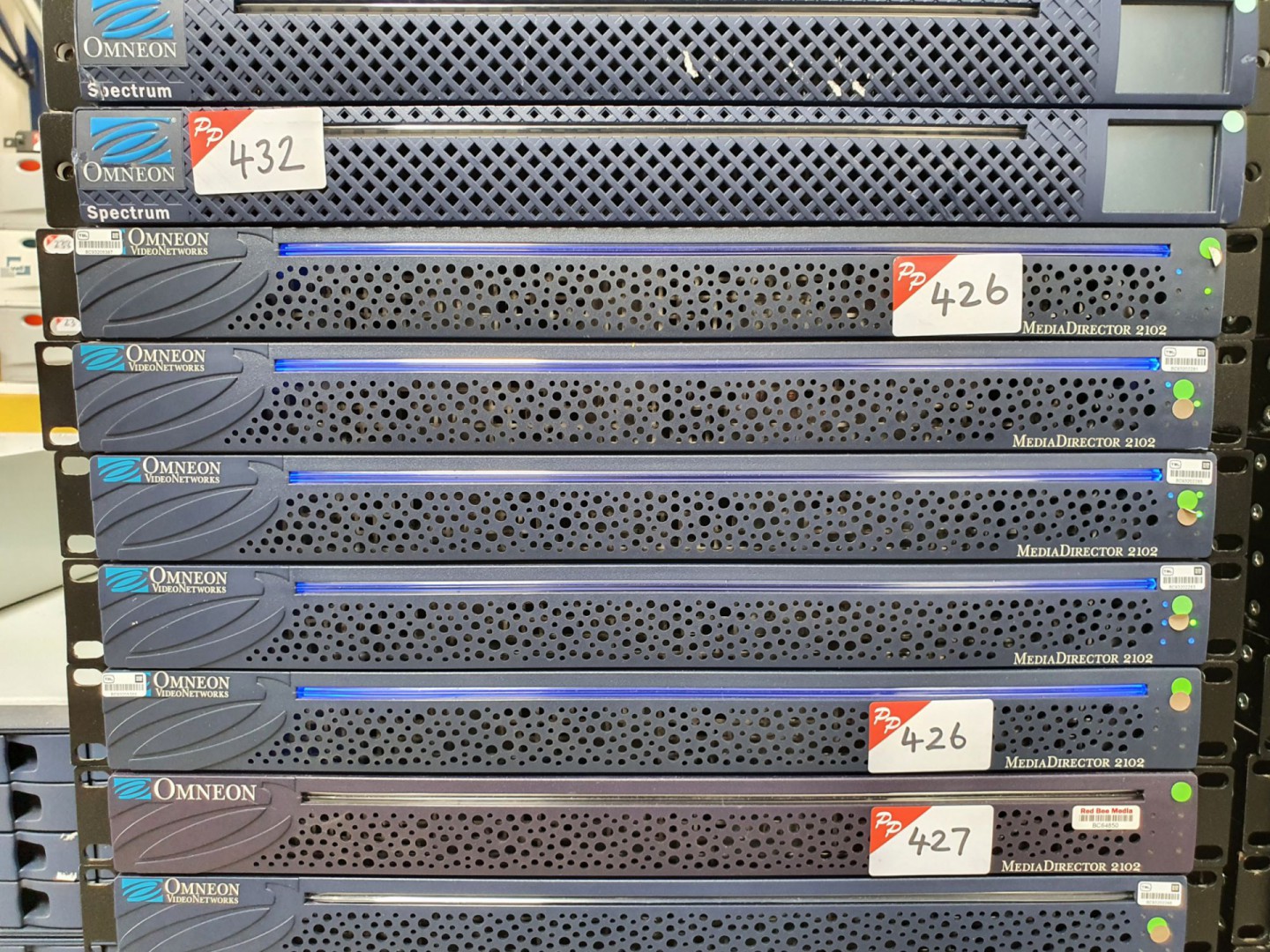 5x Omneon Video Networks media directors 2102