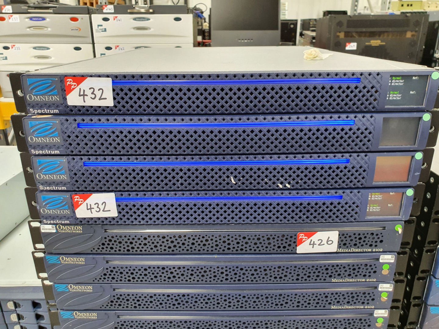 4x Omneon MCP-7002 spectrum