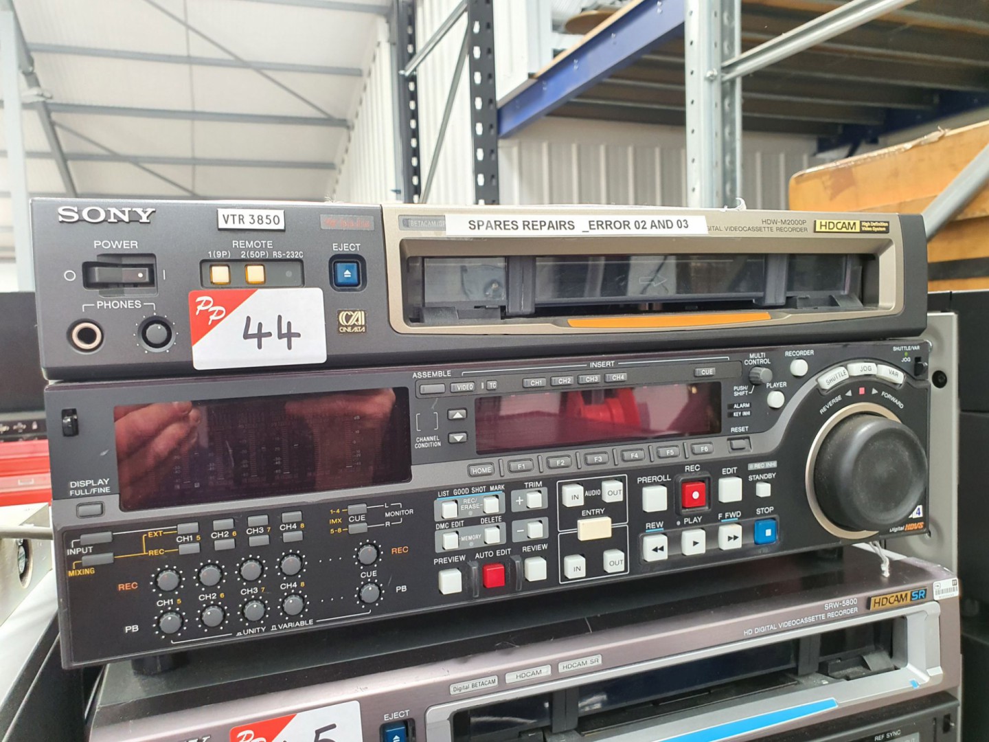 Sony HDW-M2000P HD digital video cassettes recorde...