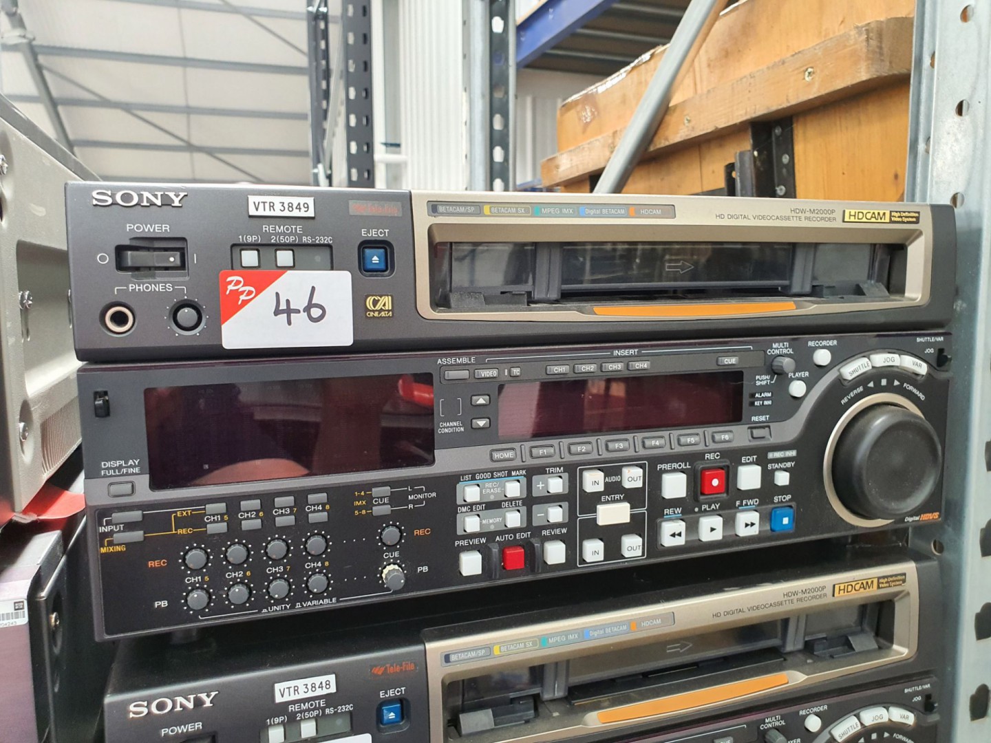 Sony HDW-M2000P HD digital video cassettes recorde...