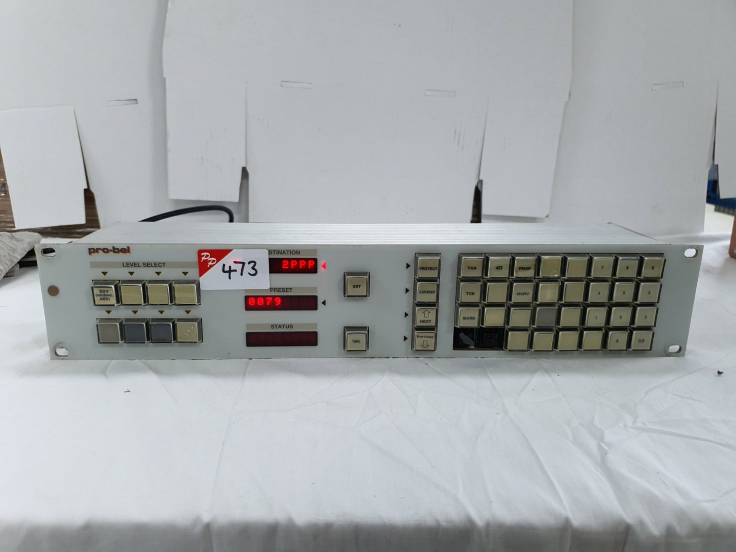 Pro-Bel 6276/6277 control panel, PSU