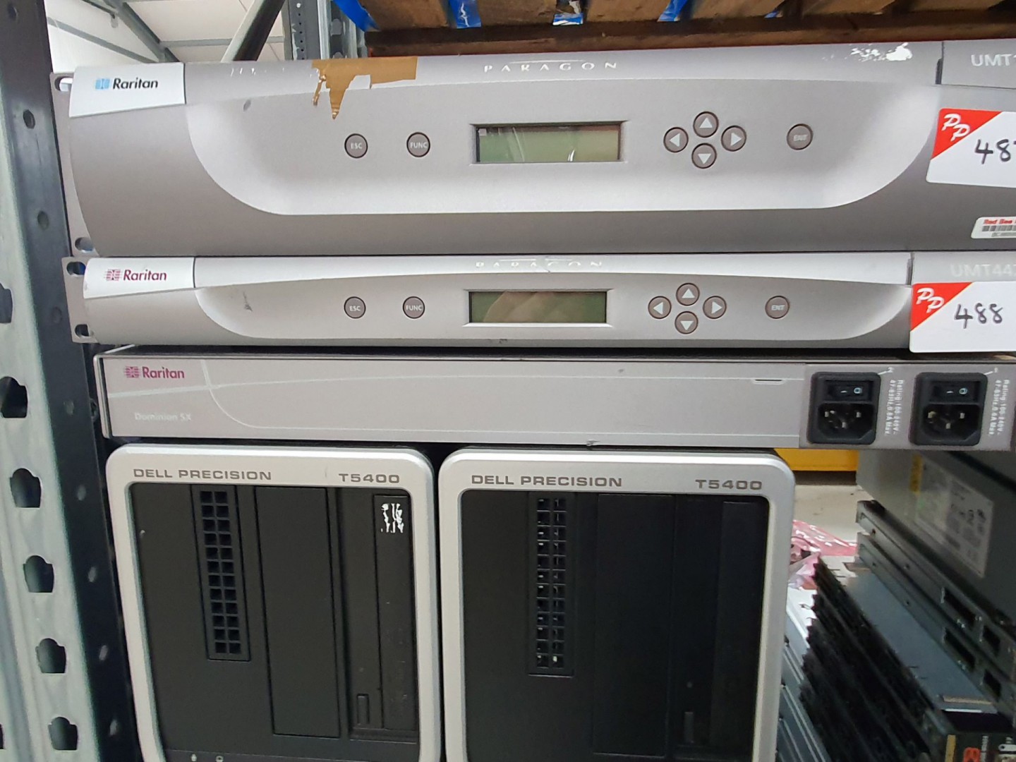 Raritan UMT442 paragon network switch, Raritan Dom...