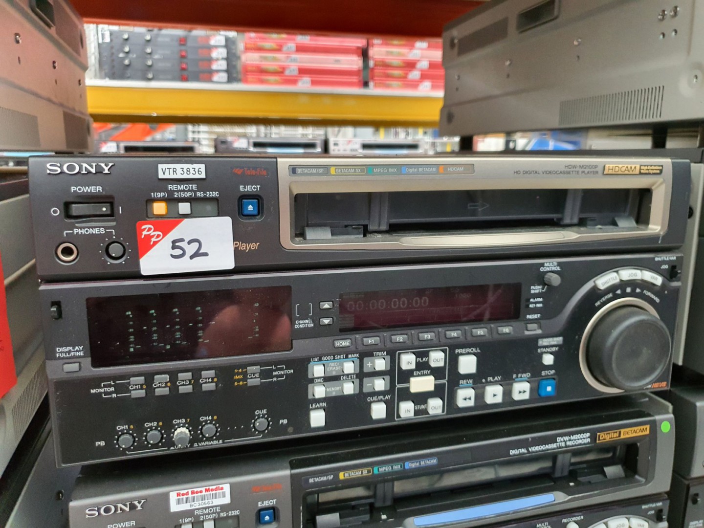 Sony HDW-M2100P HD digital video cassette recorder...