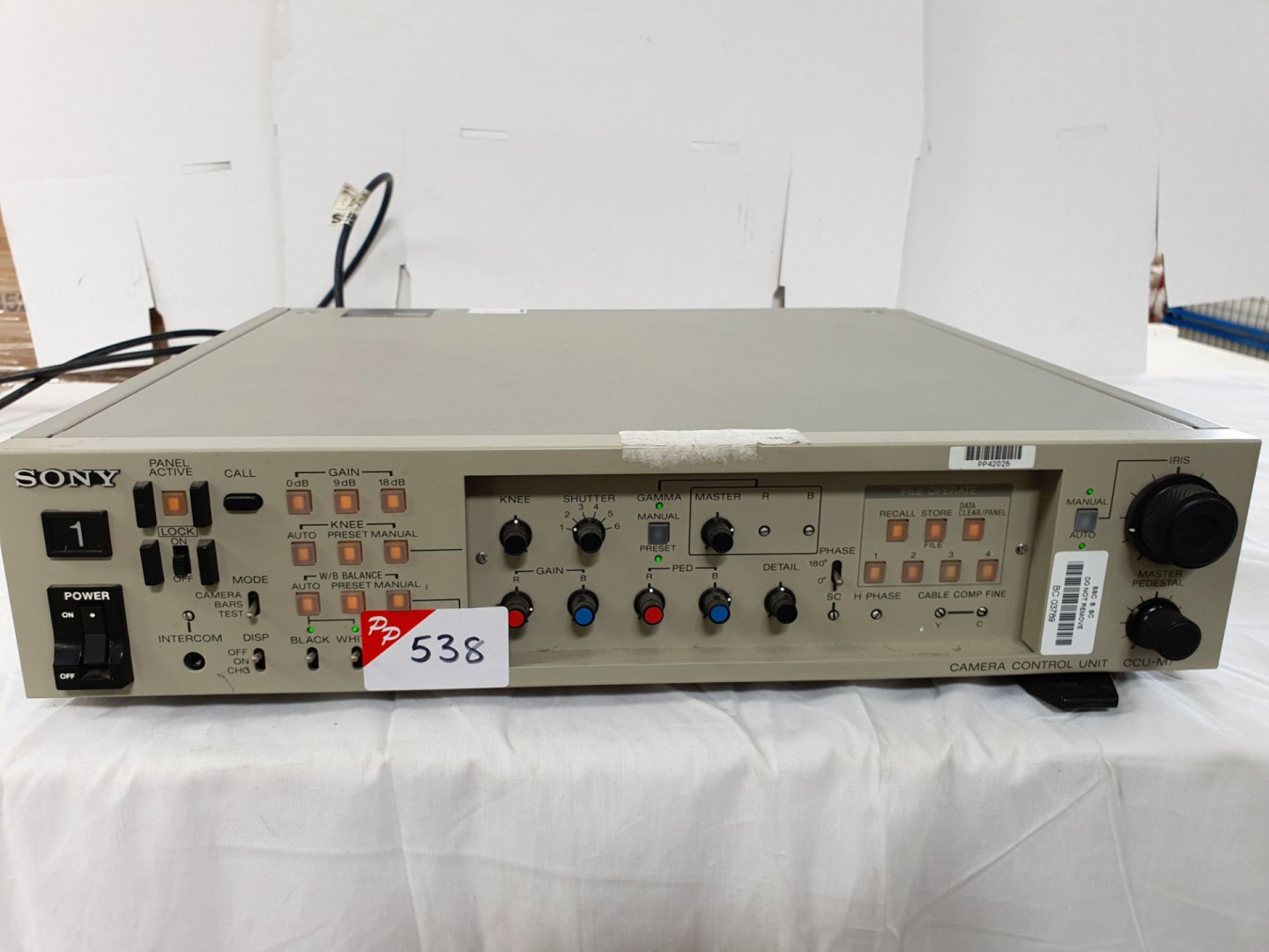 Sony CCU-M7 camera control unit
