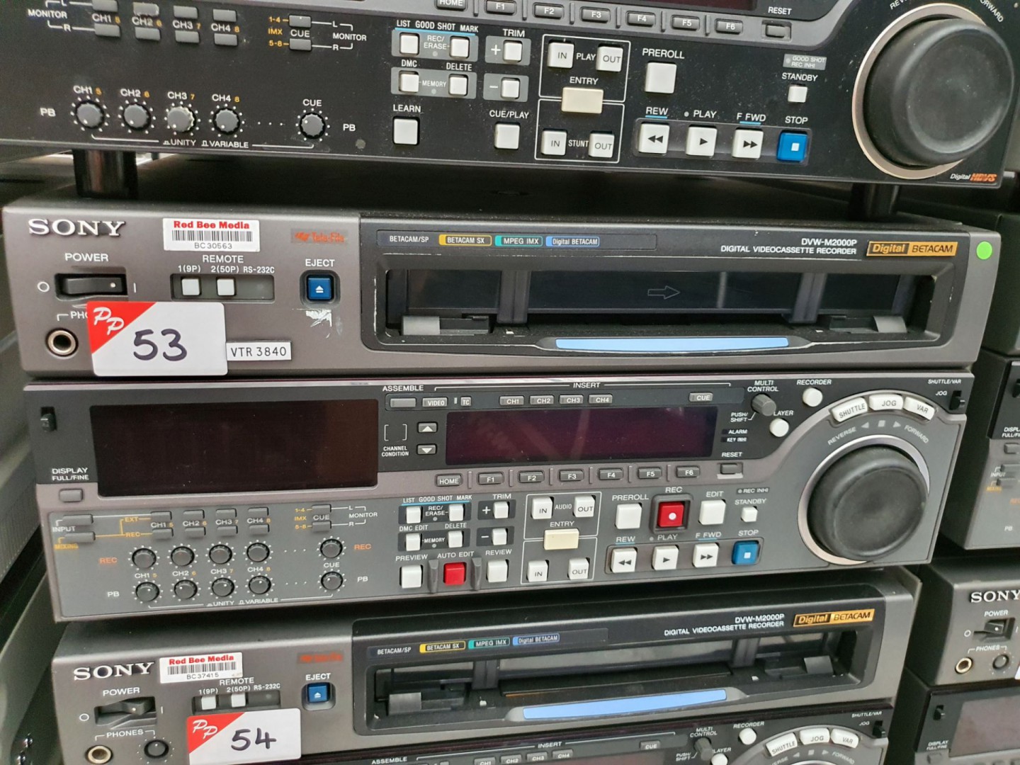 Sony DVW-M2000P digital video cassette recorder, 7...