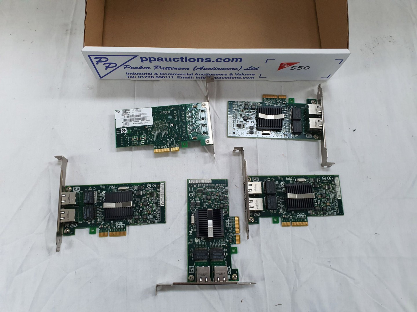5x MIC D33682 LAN cards