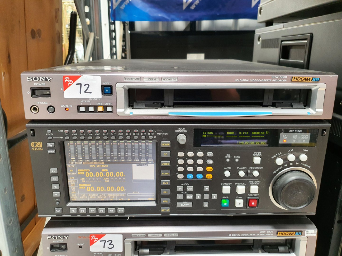 Sony SRW-5800 HD digital video cassette recorder,...