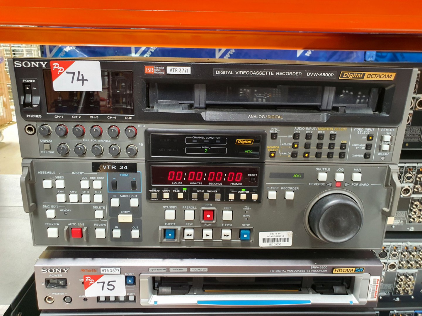 Sony DVW-A500P digital video cassette recorder, s/...