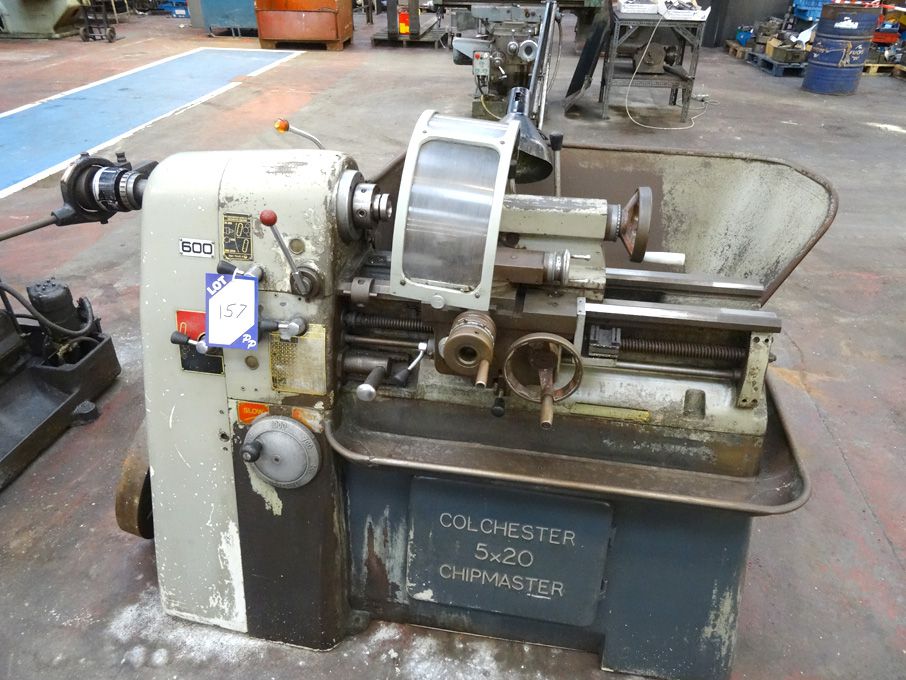 Colchester 5x20 Chipmaster straight bed lathe, 5"...