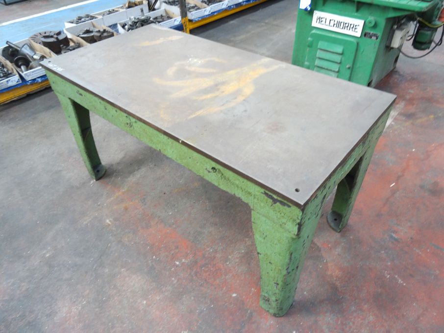 Webster & Bennett 1500x750mm CI surface table - lo...