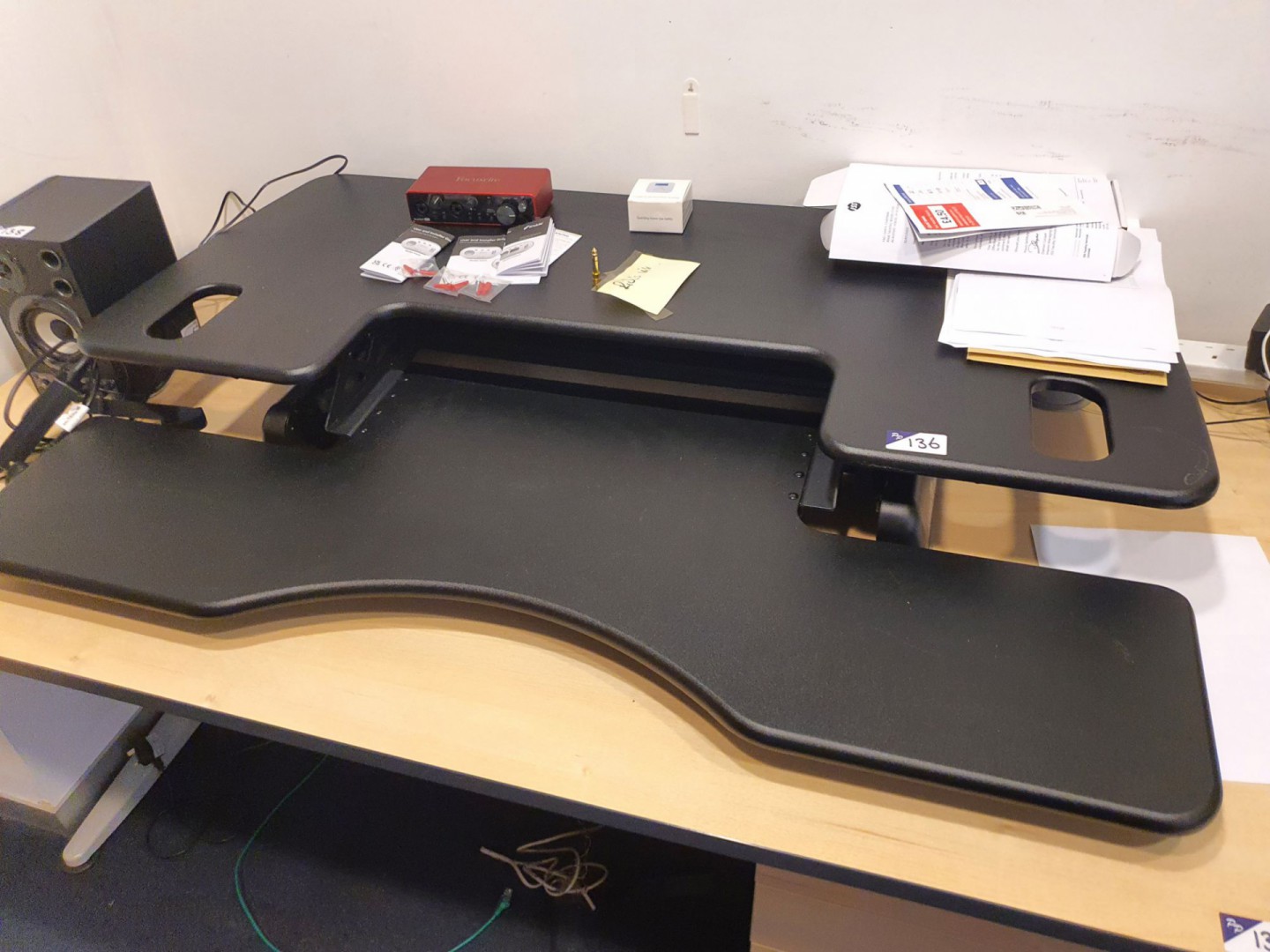 Varidesk Pro Plus 48 office desk elevation stand