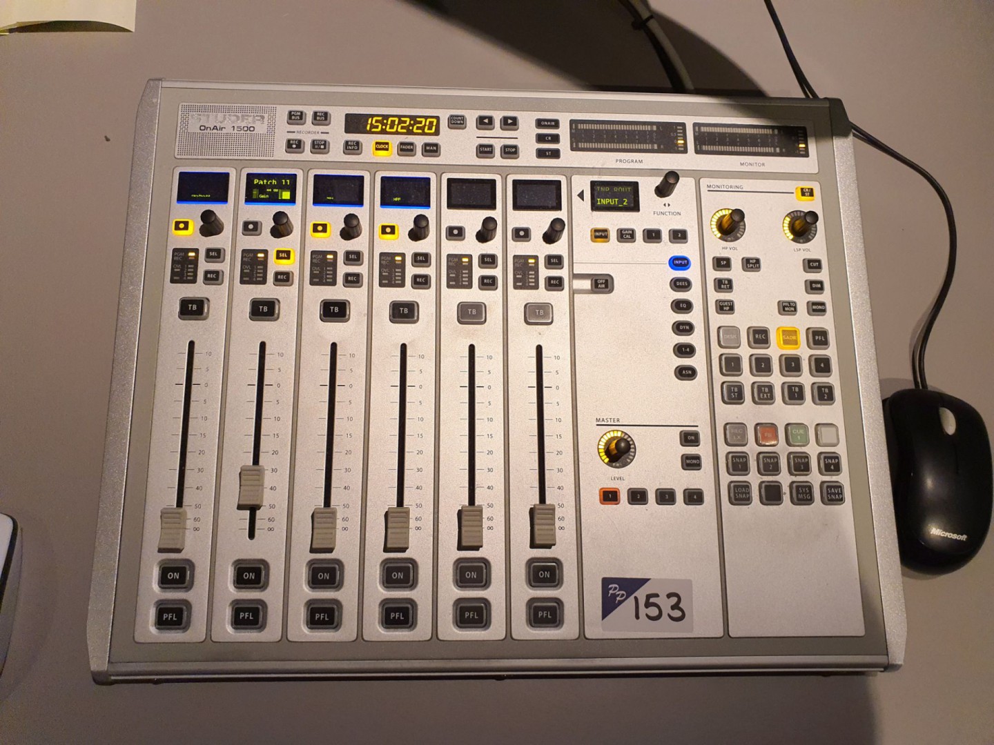 Studer On Air 1500 mixing console with Studer Nano...