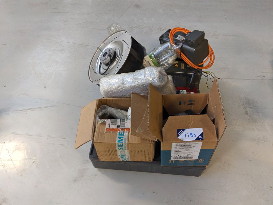 AMEND: Qty various Lafert & Siemens motors etc