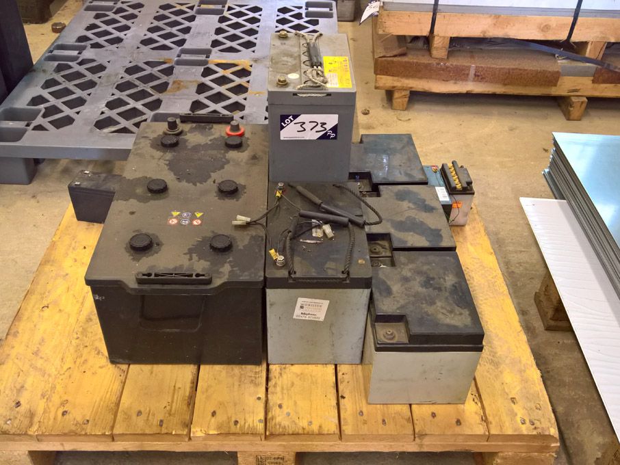 Qty various batteries on pallet - Lot Located at:...
