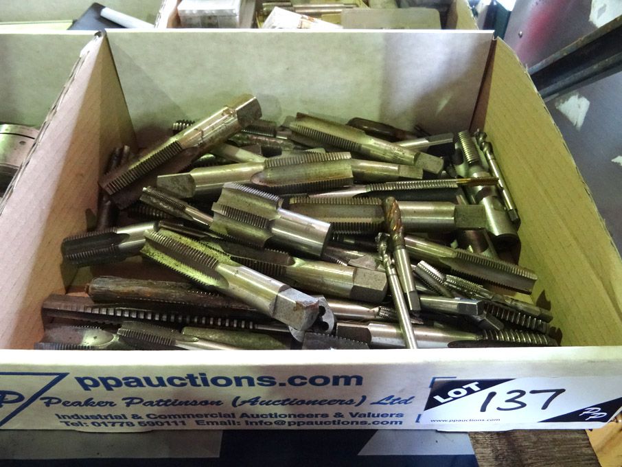 Qty various taps to 30mm - Lot Located at: Aunby,...