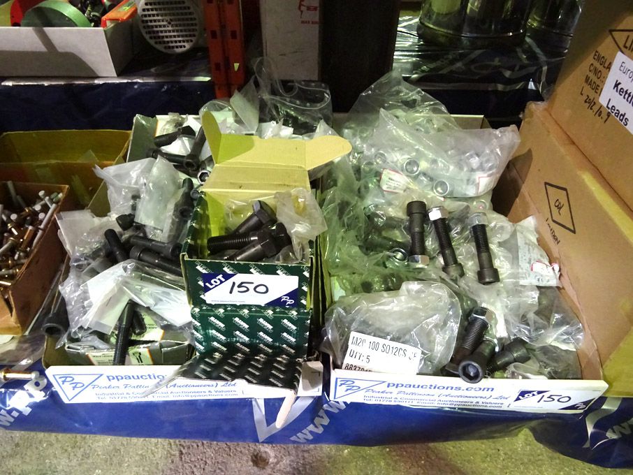 Qty various nuts & bolts as lotted - Lot Located a...