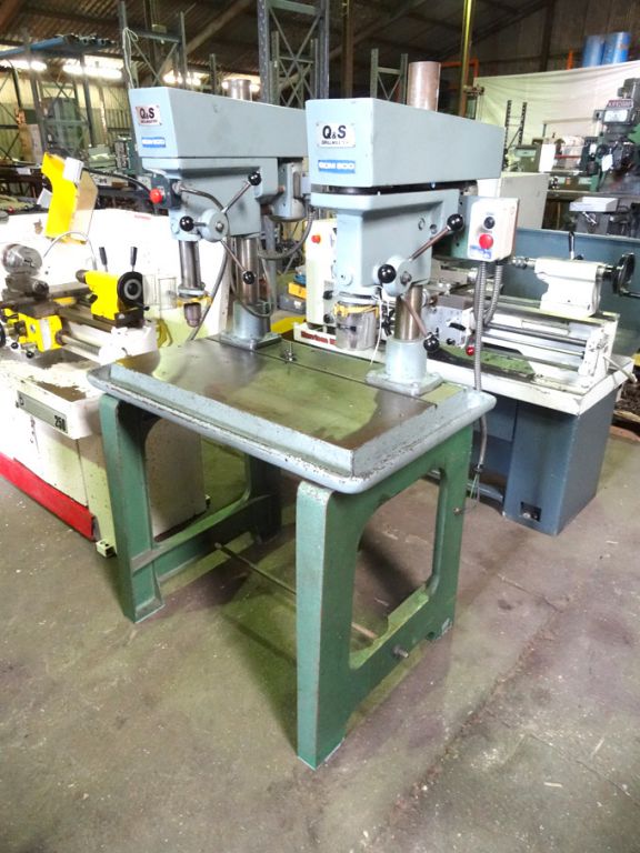 Qualters & Smith QDM500 twin spindle drill, 500-30...